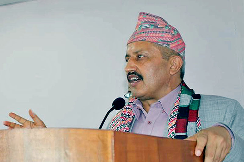 Ongoing protest to safeguard federalism: NCP leader Pokharel